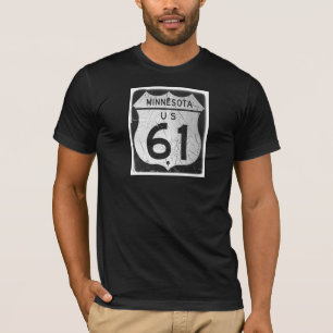 古いハイウェー61の印 Tシャツ