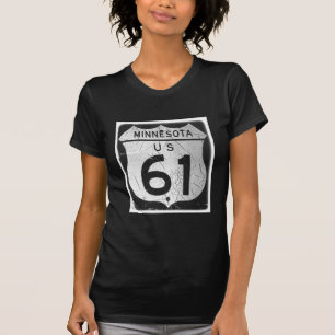 古いハイウェー61の印 Tシャツ