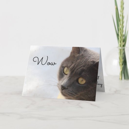 古いハッピーバースデー カード (正面)