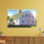 古いハロウハウスの外観 キャンバスプリント (インサイチュ (リビング))