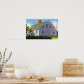 古いハロウハウスの外観 ポスター (キッチン)