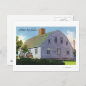 古いハロウハウスの外観 ポストカード (正面/裏面)