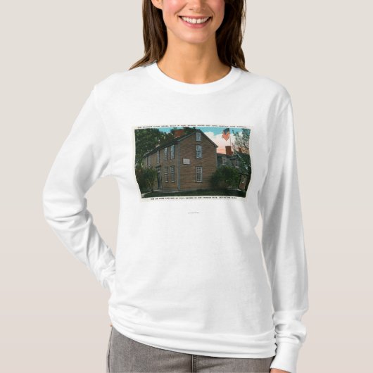 古いハンコッククラークの家の眺め# 3 Tシャツ (正面)