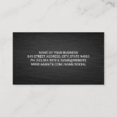 古いハードウェア大工ツール 名刺 (裏面)