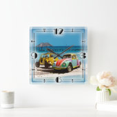 古いハービー時計 スクエア壁時計 (ホーム)