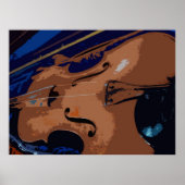 古いバイオリン2 ポスター (正面)