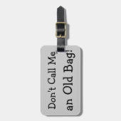 古いバッグ ラゲッジタグ (正面縦)