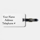 古いバッグ ラゲッジタグ (裏面横)