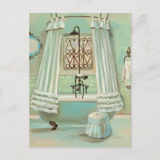 古いバファッションドスルーム ポストカード (正面)