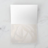 古いバラ カード (内部)