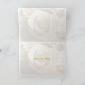 古いバラ カード (内部)