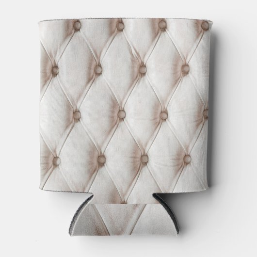 古いバラ:クラシックレザーのテクスチャ。 缶クーラー (正面)