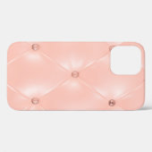 古いバラ、ピンク、背景、およびテクスチャ（Leathe付き） Case-Mate iPhoneケース (裏面 (横))