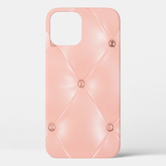 古いバラ、ピンク、背景、およびテクスチャ（Leathe付き） Case-Mate iPhoneケース (裏面)