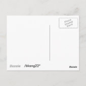 古いバラ ポストカード (裏面)