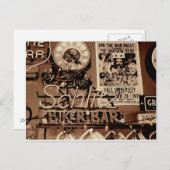 古いバーはがき ポストカード (正面/裏面)