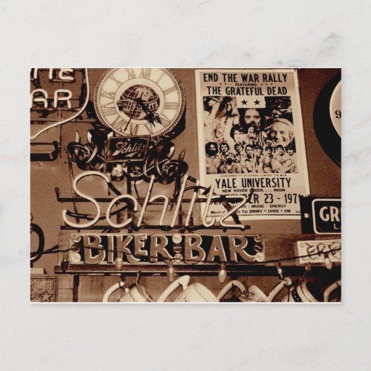 古いバーはがき ポストカード (正面)