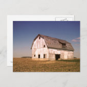 古いバーンカラーフォトポストカード ポストカード (正面/裏面)