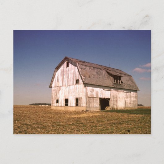 古いバーンカラーフォトポストカード ポストカード (正面)