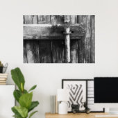 古いバーンドア ポスター (ホームオフィス)