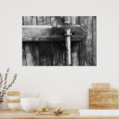 古いバーンドア ポスター (キッチン)