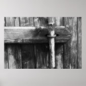 古いバーンドア ポスター (正面)