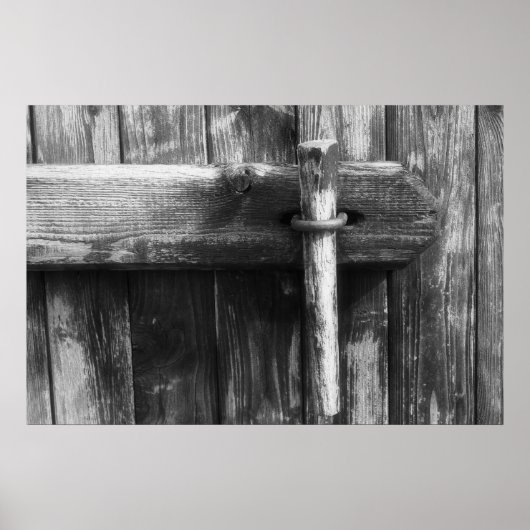 古いバーンドア ポスター (正面)