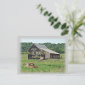 古いバーンメールポーチタバコ広告ズ ポストカード (スタンド正面)