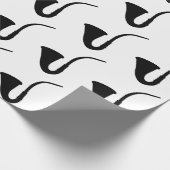 古いパイファッションドプ ラッピングペーパー (角)