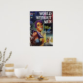 古いパルプ本の世界ウィンドメンズ ポスター (キッチン)
