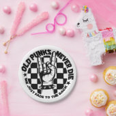 古いパンクは決してカスタムパンクロック音楽伝説の死にません ペーパープレート (パーティー)