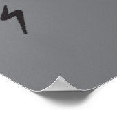 古いパンクは決してゴシック様式の骨格岩を死なない ポスター (角)