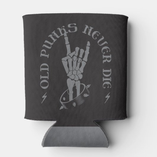 古いパンクは決してゴシック様式の骨格岩を死なない 缶クーラー (裏面)