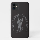 古いパンクは決してゴシック様式の骨格岩を死なない Case-Mate iPhoneケース (裏面)