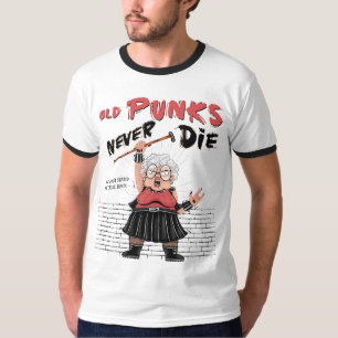 古いパンクスは死なない – パンクロック – この祖母のロック Tシャツ