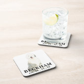 古いパーソナライズされたイギリスの牧羊犬 コースター (右側)