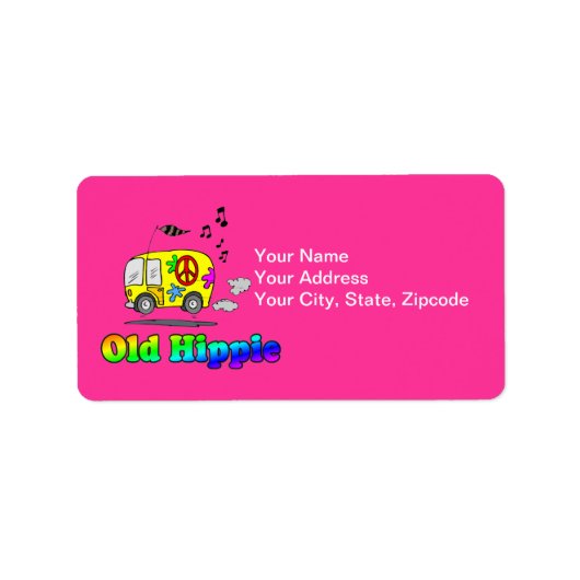 古いヒッパイバス ラベル (正面)