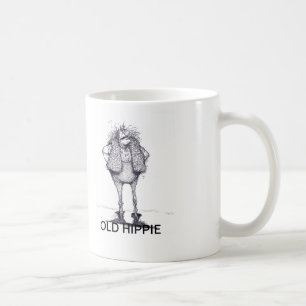 古いヒッピー コーヒーマグカップ