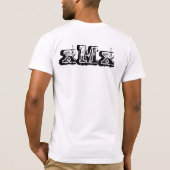 古いヒヒ対"新しい世代" Tシャツ (裏面)