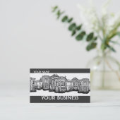 古いビクトリアン家実在のエステートカスタムカード 名刺 (スタンド正面)