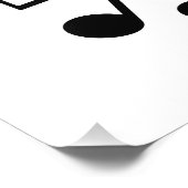 古いビニールのレコードと楽譜 フォトプリント            (角)