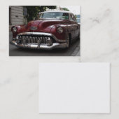 古いビンテージ車 – 名刺 (正面/裏面)