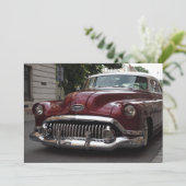 古いビンテージ車 – 招待 招待状 (スタンド正面)