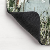 古いビーターのトラック-錆ついたヴィンテージの農場車 マウスパッド (コーナー)