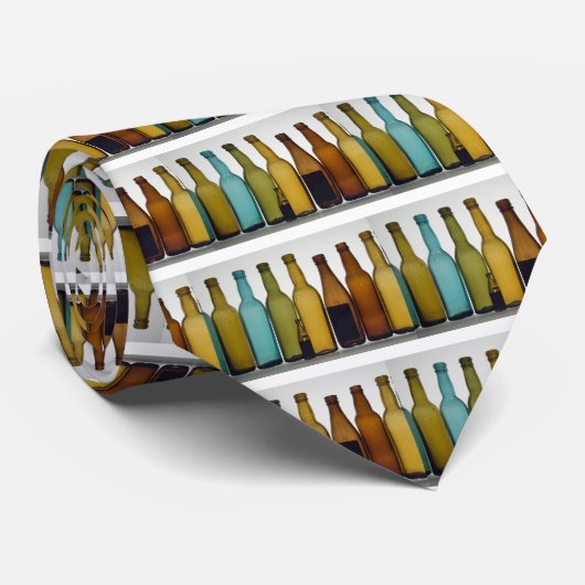 古いビール瓶 ネクタイ (ロール)