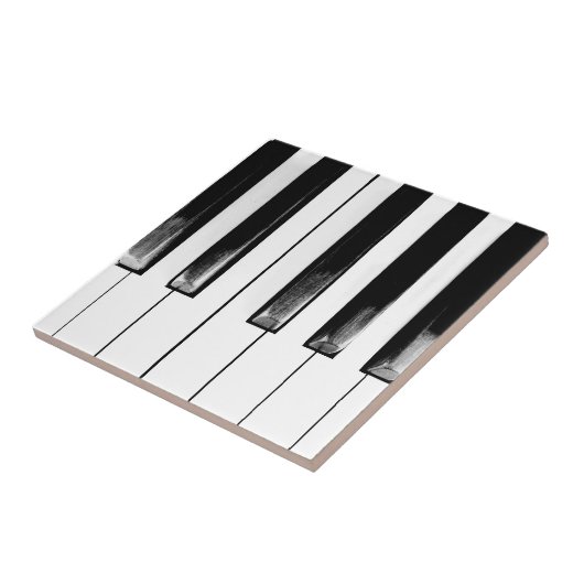 古いピアノ鍵 タイル (側面)