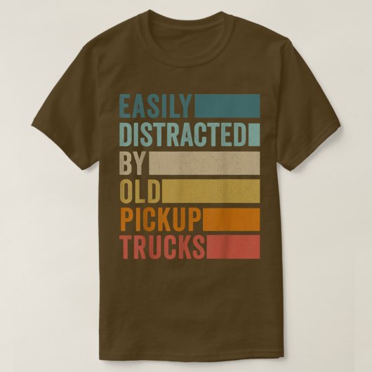 古いピックアップトラックに簡単に気を散らす409 Tシャツ (デザイン正面)