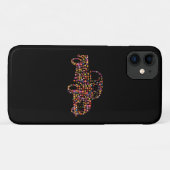 古いピックアップトラックの花模様 Case-Mate iPhoneケース (裏面(横))