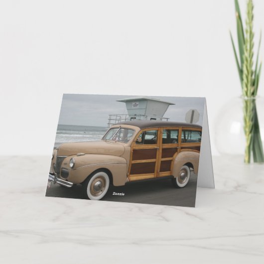 古いファッションのクリスマス シーズンカード (裏面)