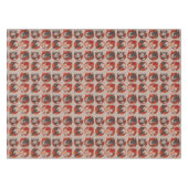 古いファッションのハロウィンのフェイクな交差ステッチのテーブルクロス テーブルクロス (正面(横))